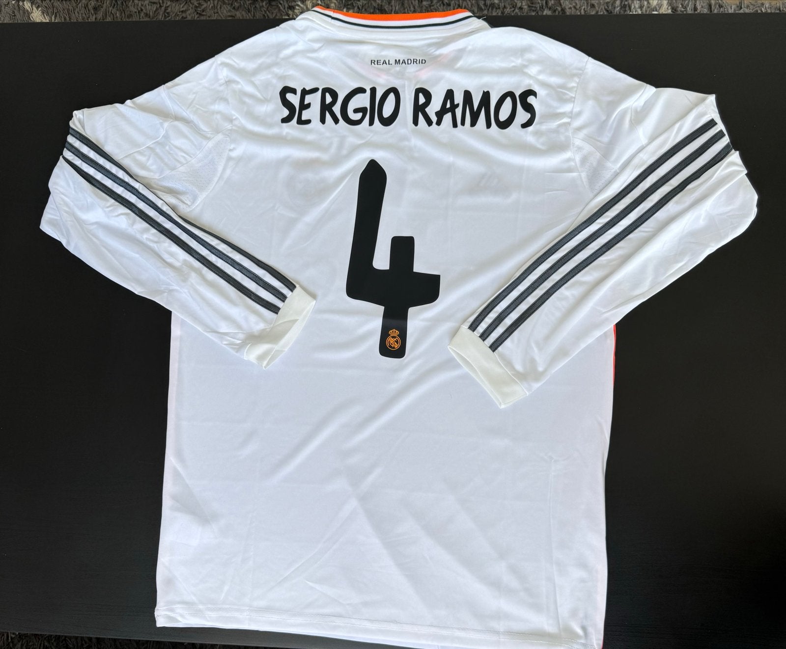 Real Madrid Sergio Ramos Thuisshirt 2013/14 Champions League, Verzenden, Wit, Maat 56/58 (XL), Zo goed als nieuw