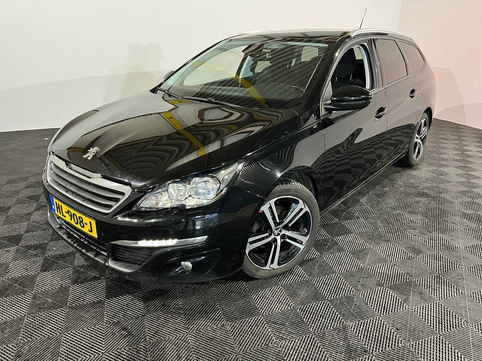 Peugeot 308 SW 1.6 BlueHDI BL Ex.P, HL-908-J, Auto's, Peugeot, Voorwielaandrijving, Gebruikt, 4 cilinders, Zwart