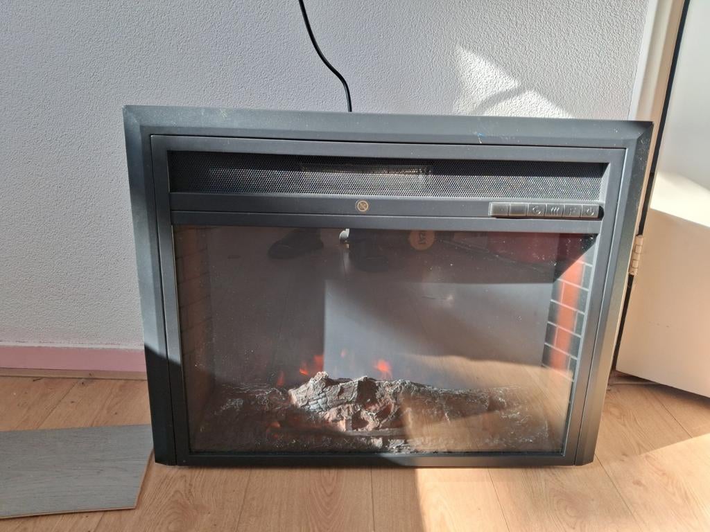 Sfeerhaard Inbouwmaat 69x54 cm - Elektrische Haard, Ophalen, Gebruikt, Inbouwhaard, Elektrische haard