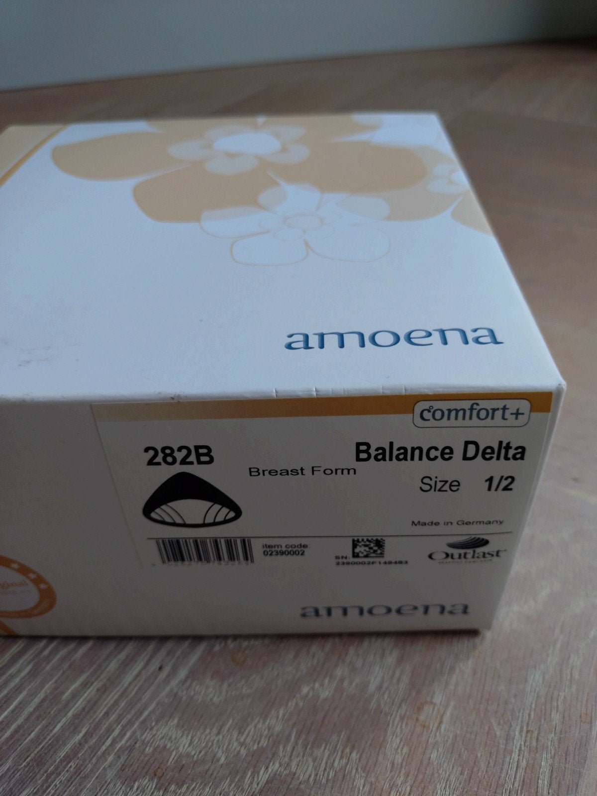Amoena Borstprothese 282B Balance Delta Comfort 1/2 ZGAN, Ophalen of Verzenden, Zo goed als nieuw