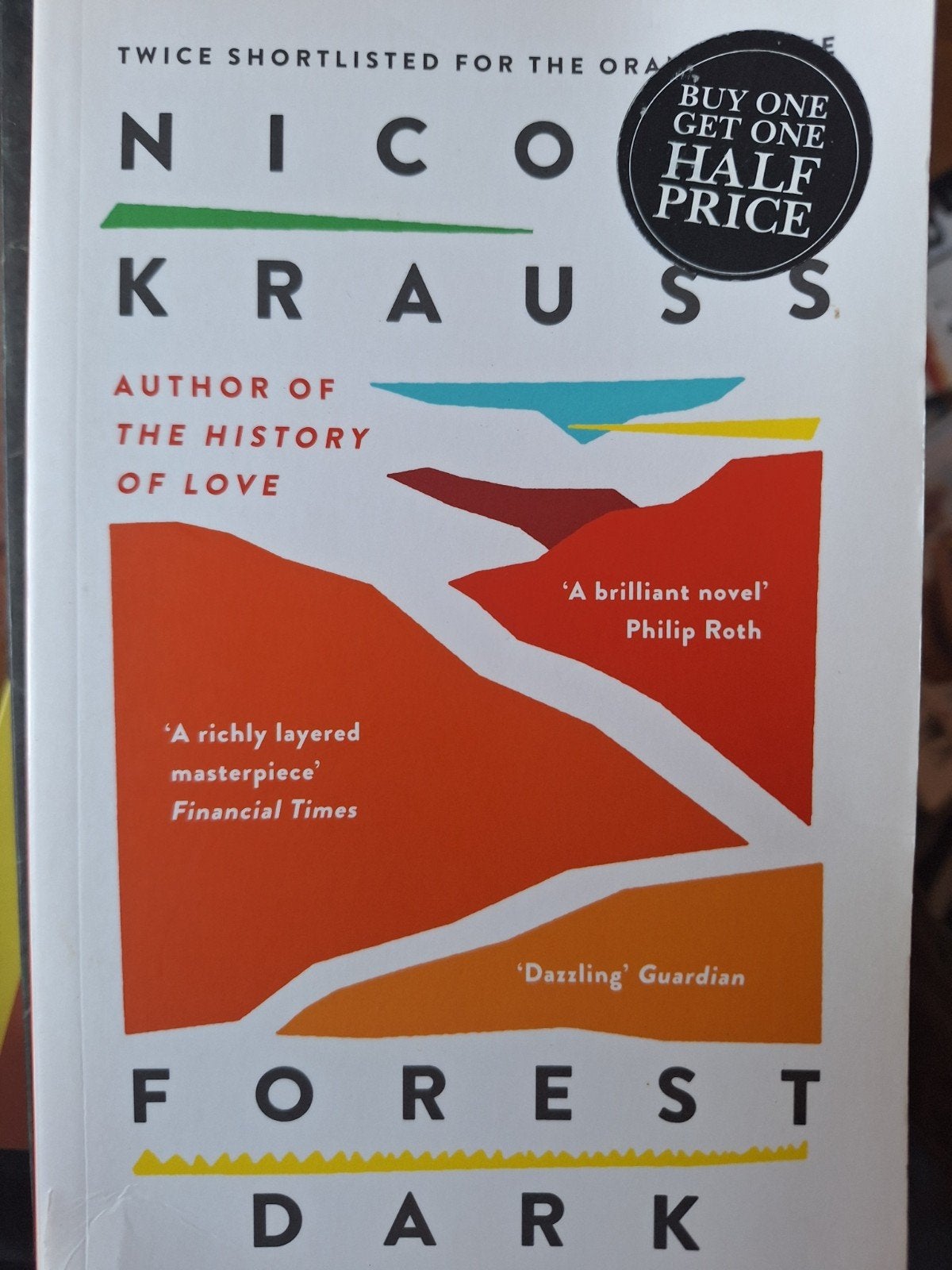 Forest dark  Nicole Krauss ZGAN, Ophalen of Verzenden, Zo goed als nieuw