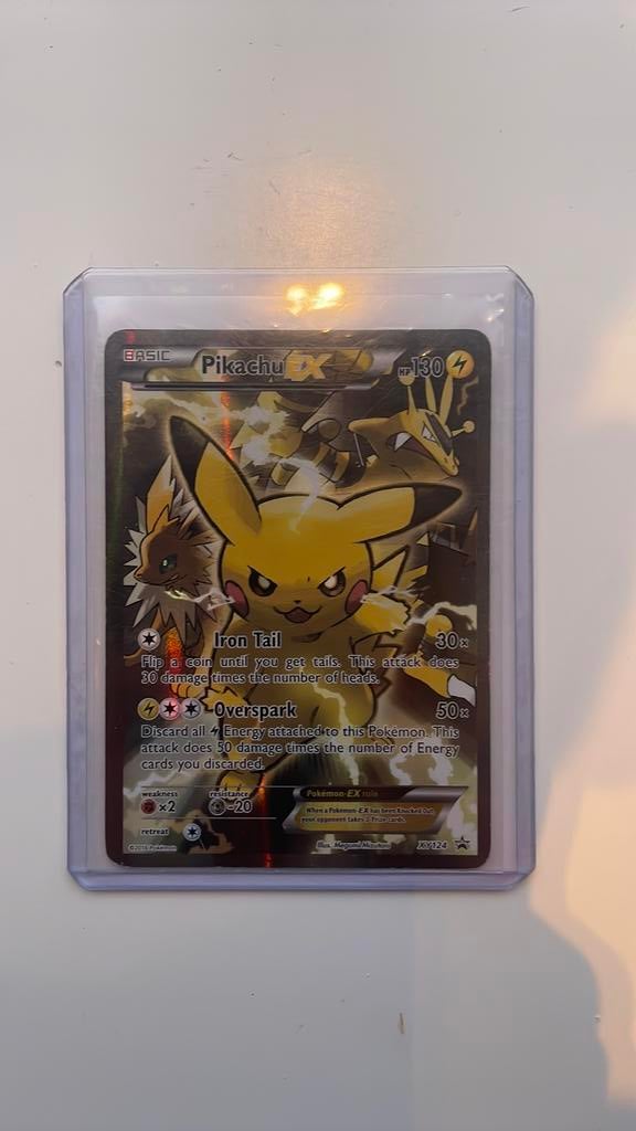 Pikachu ex, Ophalen of Verzenden, Zo goed als nieuw
