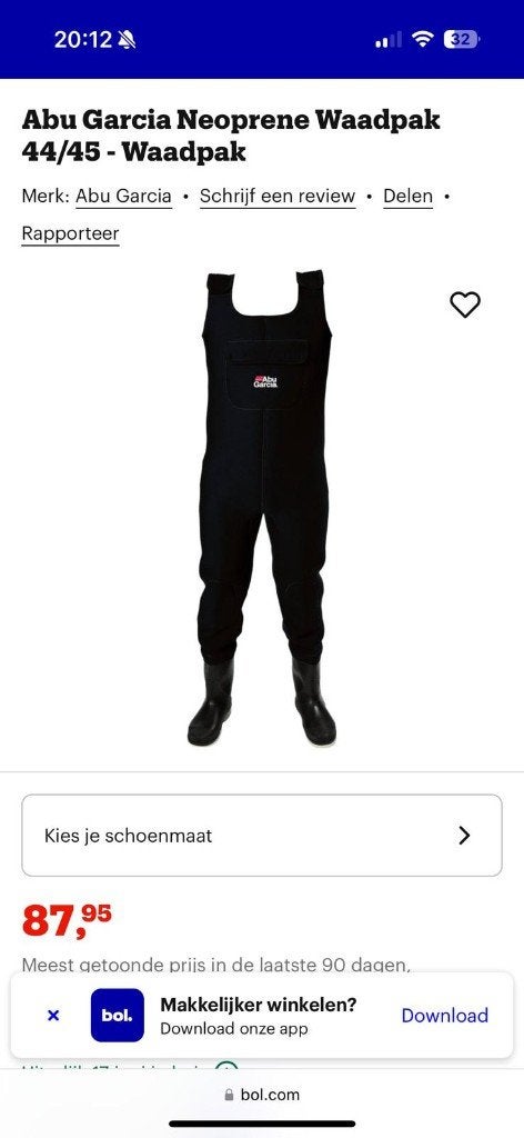 Waadpak, Ophalen of Verzenden, Zo goed als nieuw, Kleding