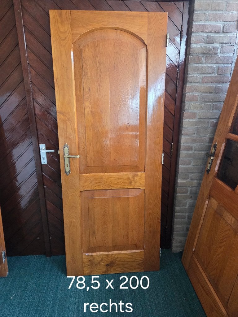 Eiken binnen deuren, Ophalen, 80 tot 100 cm, Binnendeur, Zo goed als nieuw