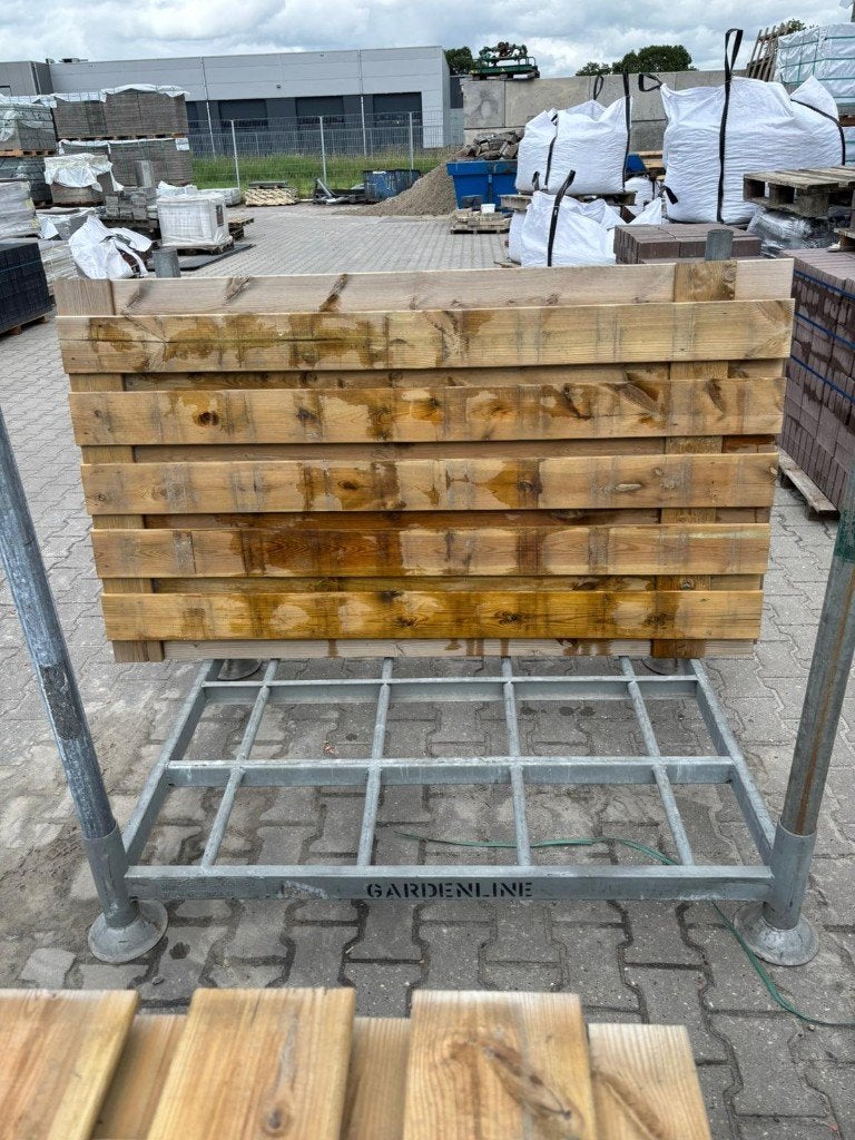 Tuinscherm Grenen groen geïmpr 180x97 cm (B-keus) - J&W 170