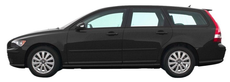 Volvo V50 2.4 140PK 2004 Zwart, Auto's, Volvo, 700 kg, Zwart, V50, Geïmporteerd