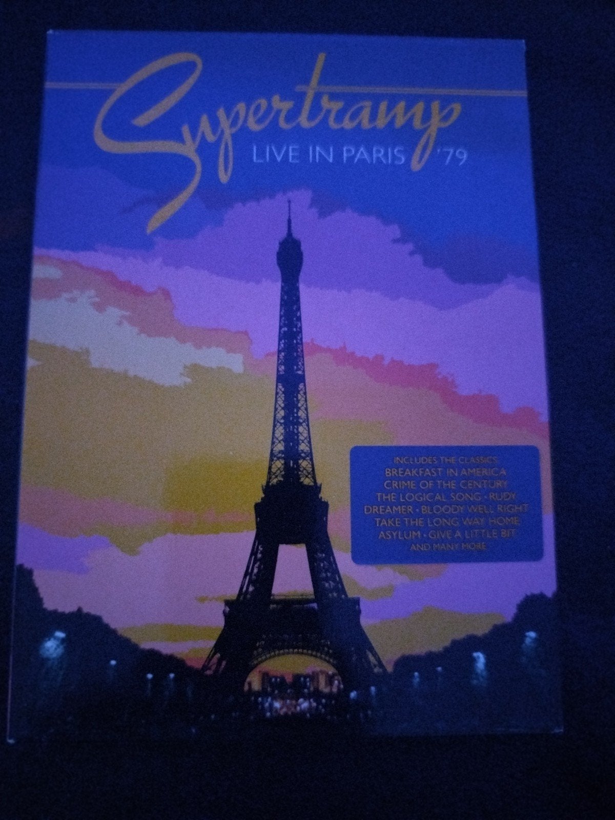 SUPERTRAMP LIVE IN PARIS 1979 DVD, Engels, Alle leeftijden, Inclusief doosje, Nederlands