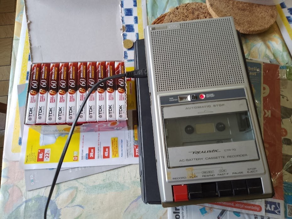 cassette recorder realistic, Ophalen of Verzenden, Enkel, Overige merken, Tape counter
