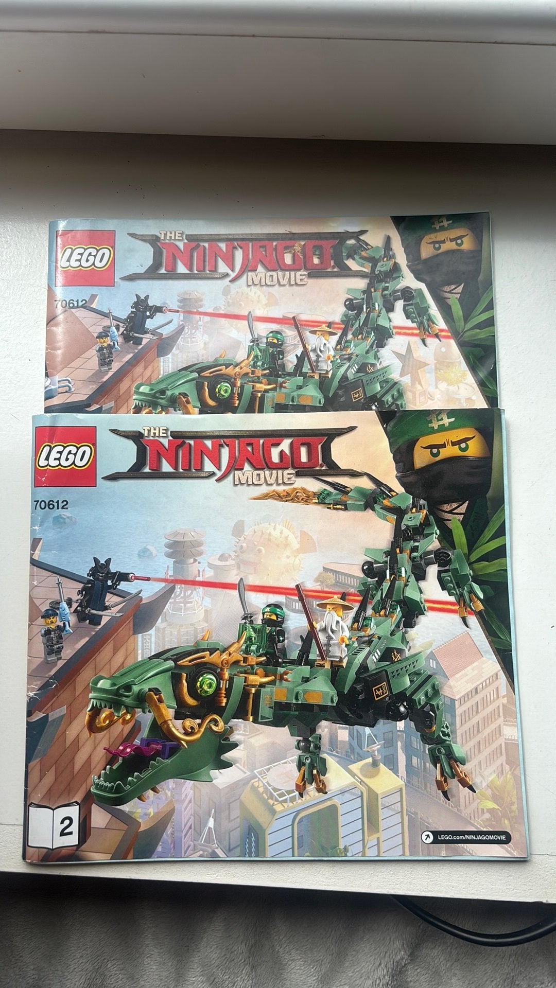 Lego draak The Ninjago movie 70612, Ophalen, Compleet, Gebruikt, Lego