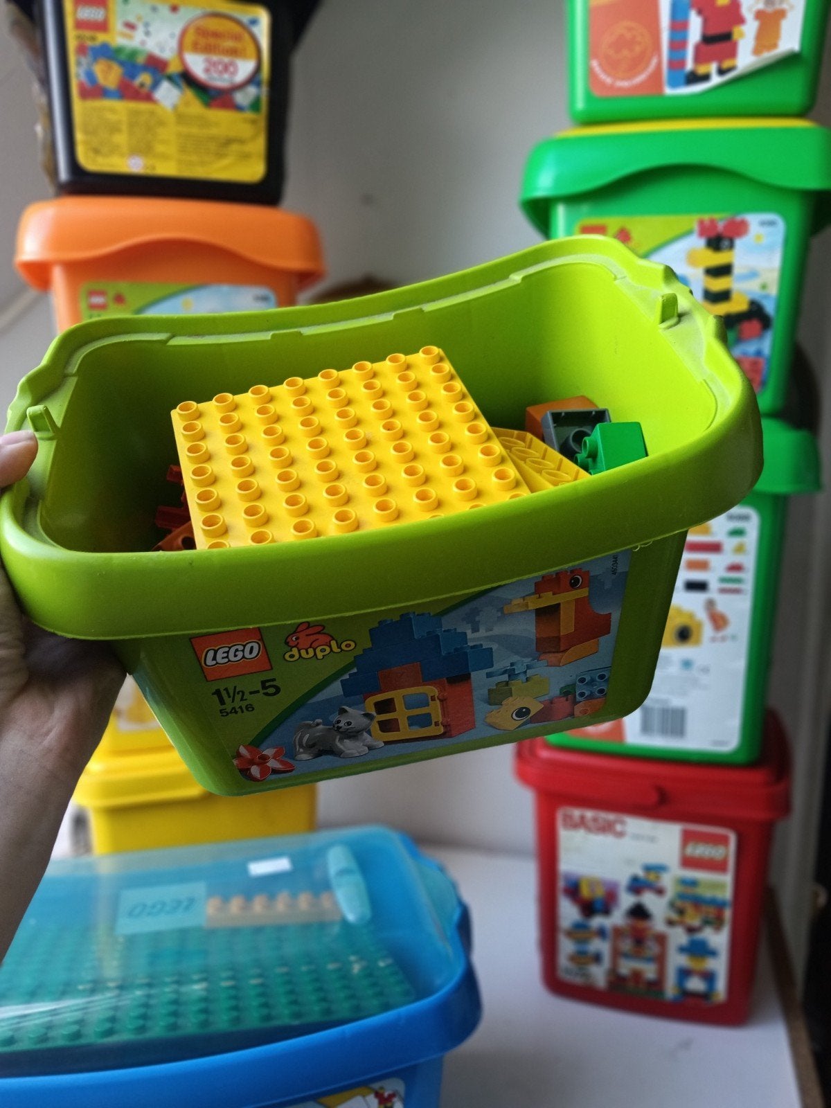 Lego Duplo mix 60 stuks blokken figuren, Gebruikt, Ophalen of Verzenden, Duplo, Losse stenen