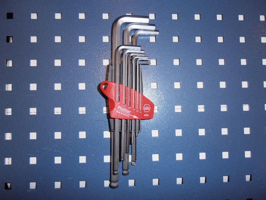 Nieuwe Wiha Prostar 9 dlg. haakse kogelkop inbussleutel set., Ophalen of Verzenden, Nieuw