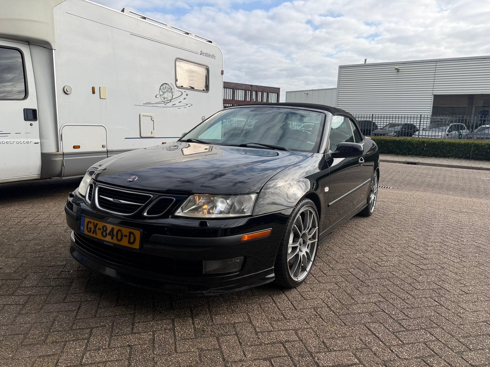 Saab 9-3 2.0 Turbo Aero Cabrio 2004 Zwart