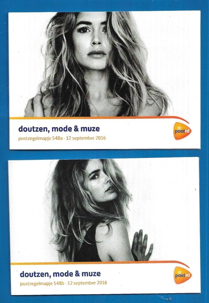 Postzegelmapje 548 A & B - Doutzen, mode & muze, Postzegels en Munten, Verzenden, Na 1940, Postfris
