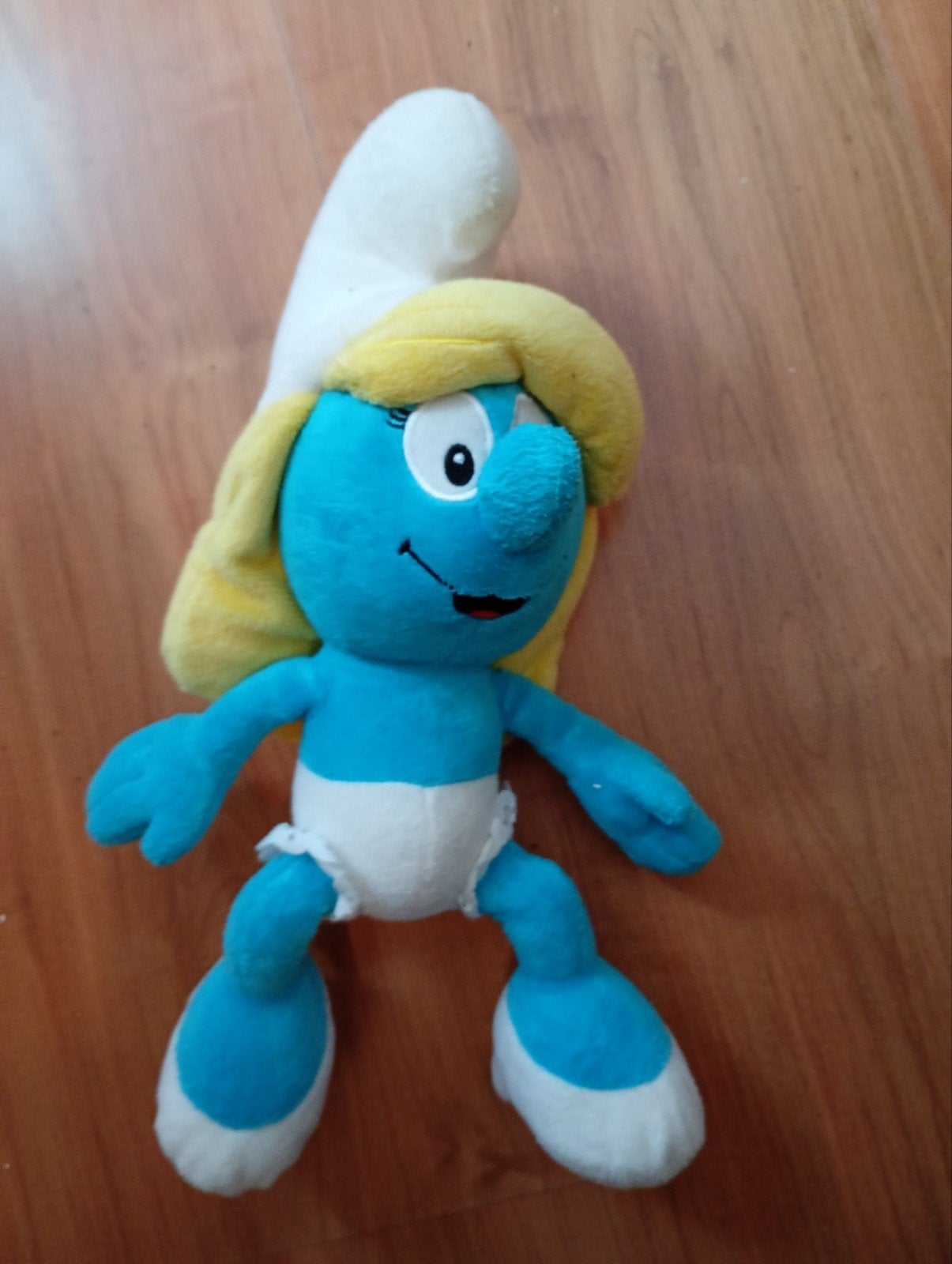 smurf knuffel te koop, Ophalen, Zo goed als nieuw, Smurfin, Poppetje, Figuurtje of Knuffel