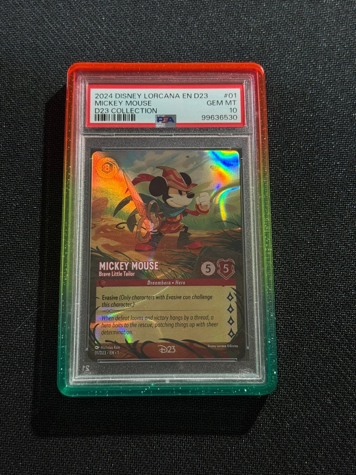 Lorcana d23 PSA 10 complete set, Ophalen of Verzenden, Zo goed als nieuw