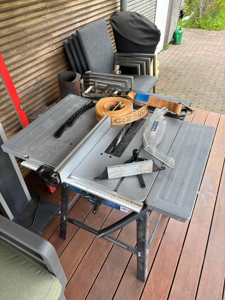 Zaagtafel HBM 250mm zo goed als nieuw, Doe-het-zelf en Verbouw, Gereedschap | Zaagmachines, Ophalen, Cirkelzaag, 70 mm of meer