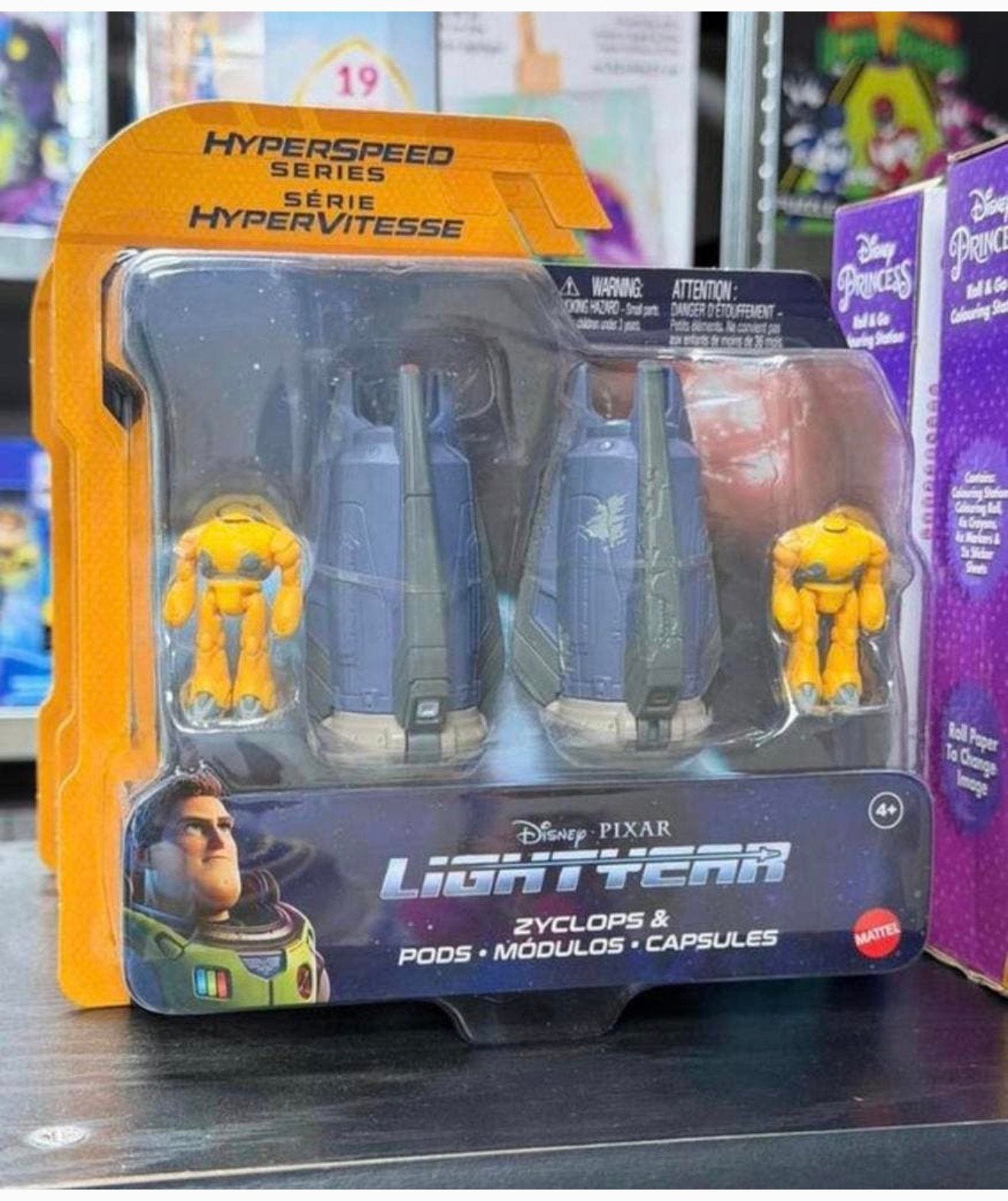 Pixar Lightyear Hyperspeed Series Cyclops Vijandelijk Schip, Actiefiguur of Pop, Nieuw, Ophalen of Verzenden, H