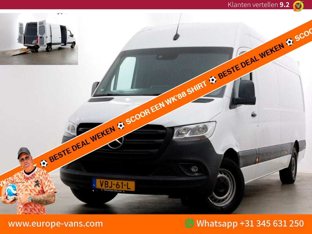 Mercedes-Benz Sprinter 314 CDI 143pk E6 7G Automaat L3H2 Max, Achterwielaandrijving, Gebruikt, Euro 6, 2800 kg