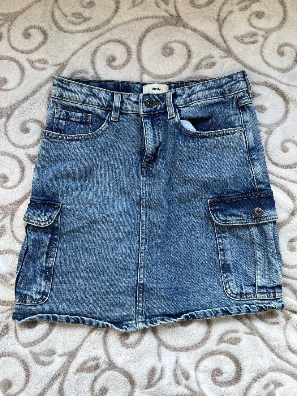 Denim minirok van Shoeby, maat S, Blauw, Ophalen of Verzenden, Zo goed als nieuw, Shoeby