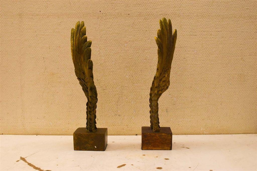 2 stuks beelden van een vleugel 51226, Verzamelen, Beelden en Beeldjes, Ophalen of Verzenden, Gebruikt, Dier