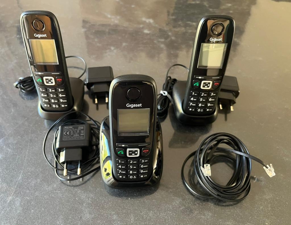 Gigaset AS405 | 3 stuks | Nette en goede staat, Ophalen of Verzenden, Gebruikt, 3 handsets