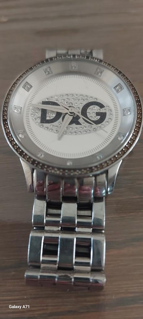 D&G Dolce & Gabbana Dameshorloge met Strass, Sieraden, Tassen en Uiterlijk, Horloges | Dames, Ophalen of Verzenden