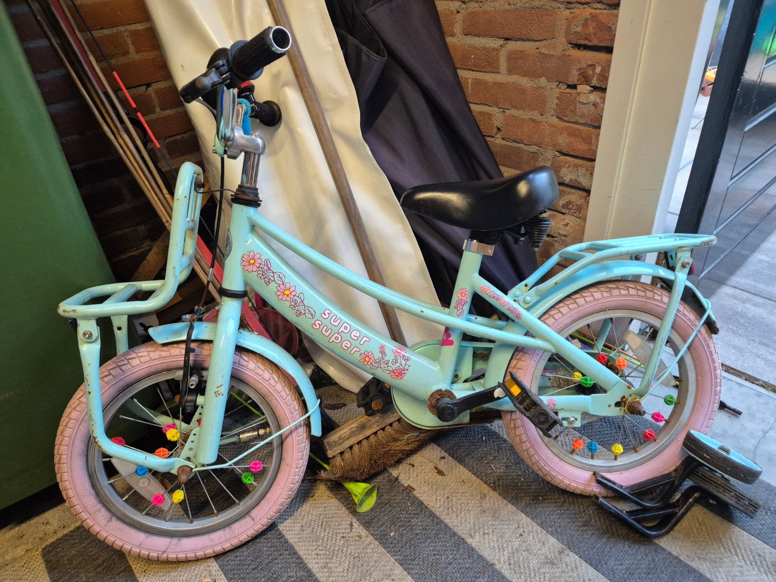 Kinderfiets 14 inch, Ophalen, Gebruikt, Minder dan 16 inch