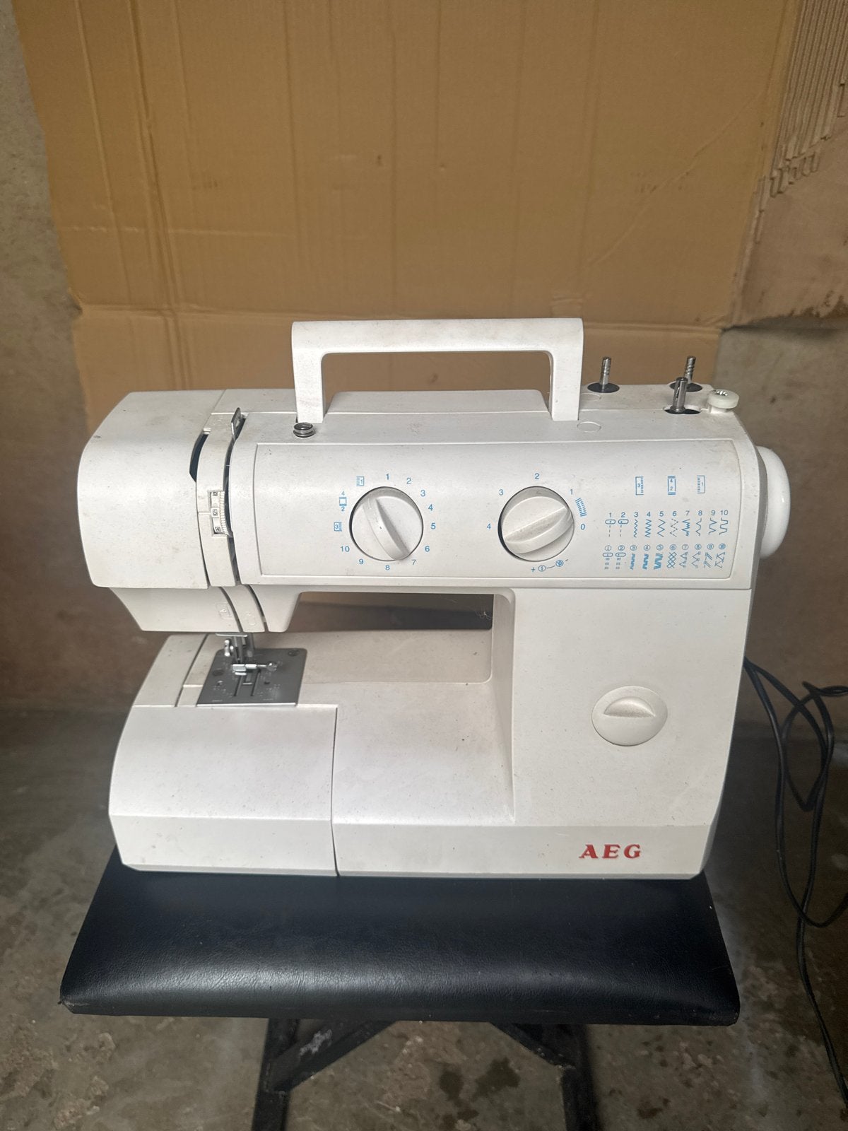 AEG Naaimachine 790/790A - inclusief handleiding, Ophalen of Verzenden, Gebruikt, Naaimachine, Overige merken