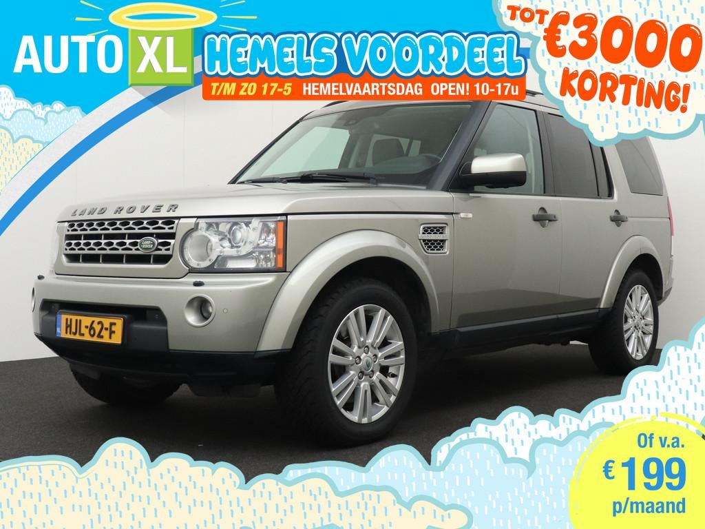 Land Rover Discovery 3.0 TDV6 211 PK Aut. HSE 7-Pers. Schuif, Auto's, Land Rover, Euro 5, Gebruikt, Zwart, Leder