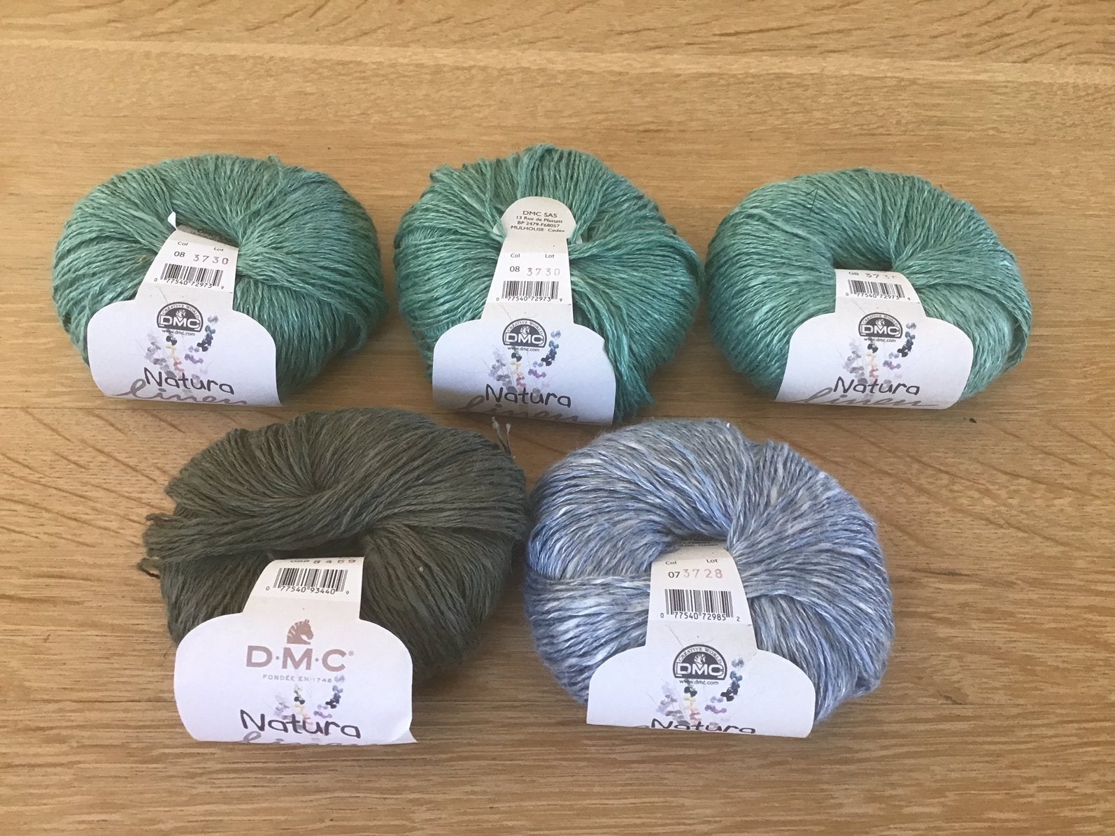 5 bollen DMC natura linen, 58% linnen, Ophalen of Verzenden, Nieuw