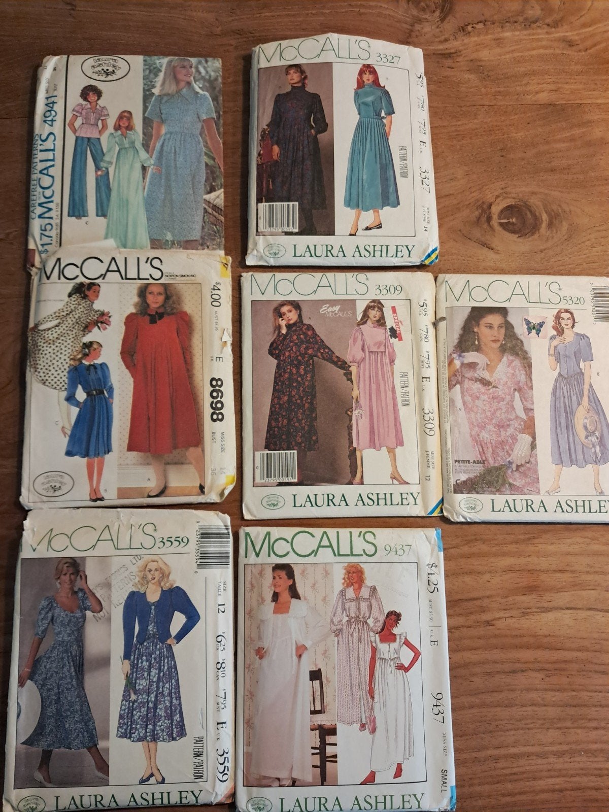 Verschillende vintage Laura Ashley naaipatronen €10 per stuk, Ophalen of Verzenden, Vrouw, Overige merken