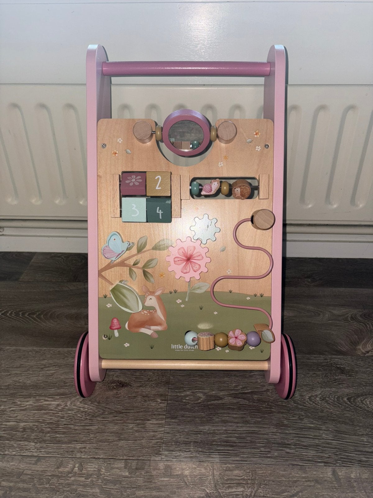 Loopwagen Little Dutch, Kinderen en Baby's, Speelgoed | Poppenhuizen, Ophalen, Zo goed als nieuw, Toebehoren