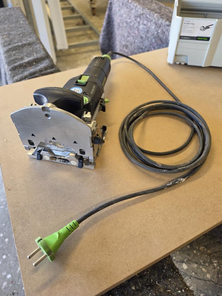 Festool Domino DF 500 Q-Plus, Ophalen, Gebruikt, Elektrisch, Lamellenfrees