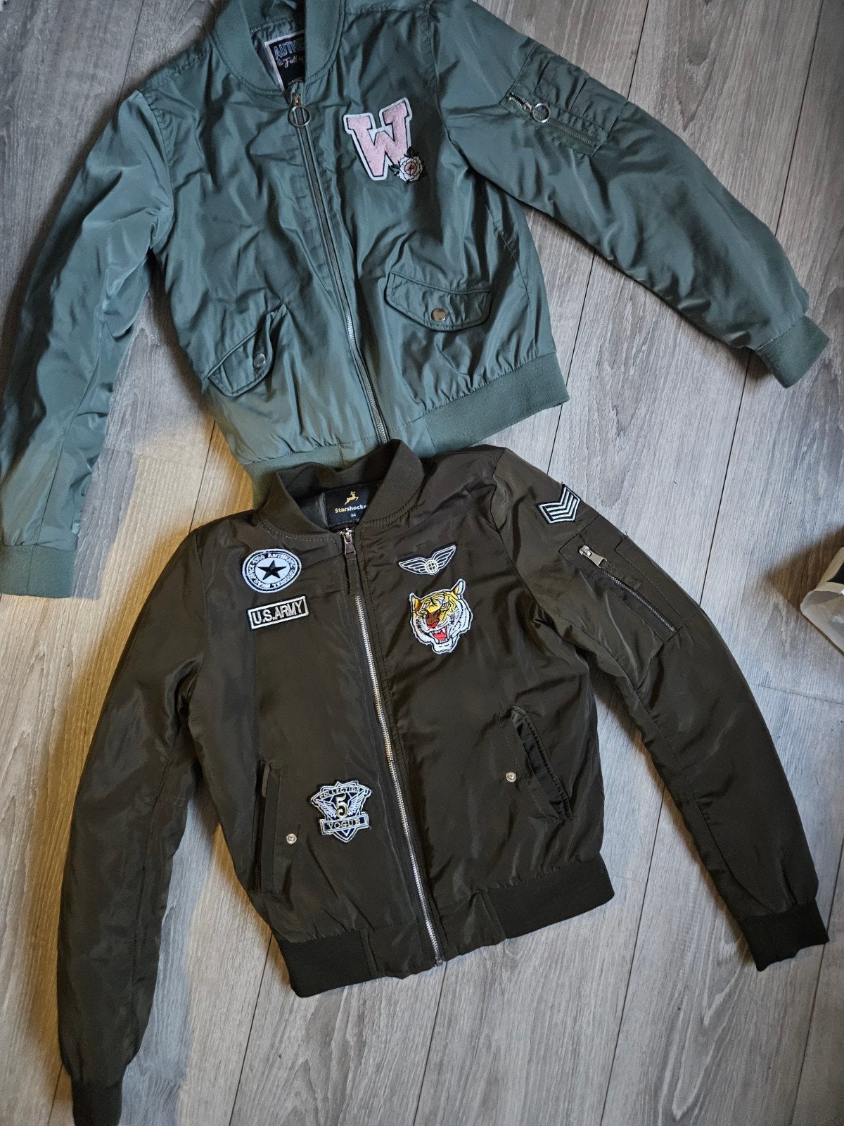 2 Bomberjacks maat 164/170, Kinderen en Baby's, Kinderkleding | Maat 164, Gebruikt, Meisje, Ophalen of Verzenden, Onbekend