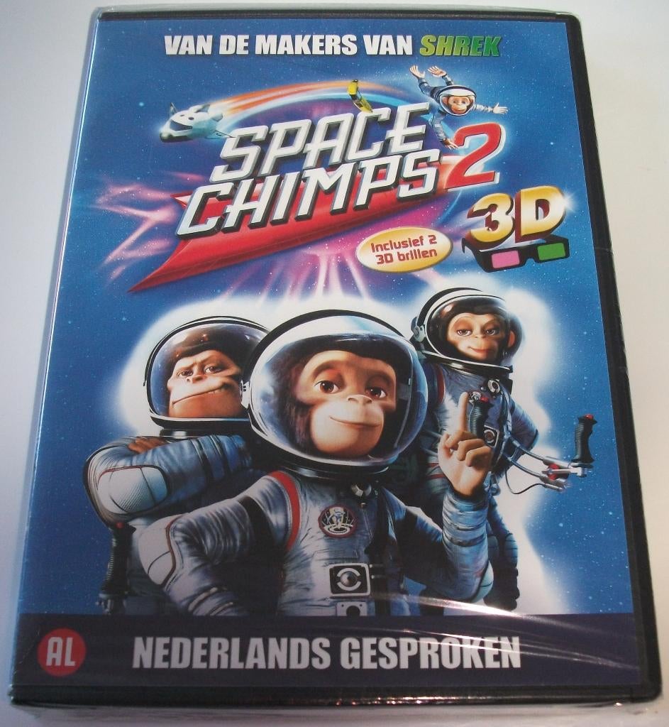 Dvd *** SPACE CHIMPS 2 *** *NIEUW*, Avontuur, Alle leeftijden, Ophalen of Verzenden, Nieuw in verpakking