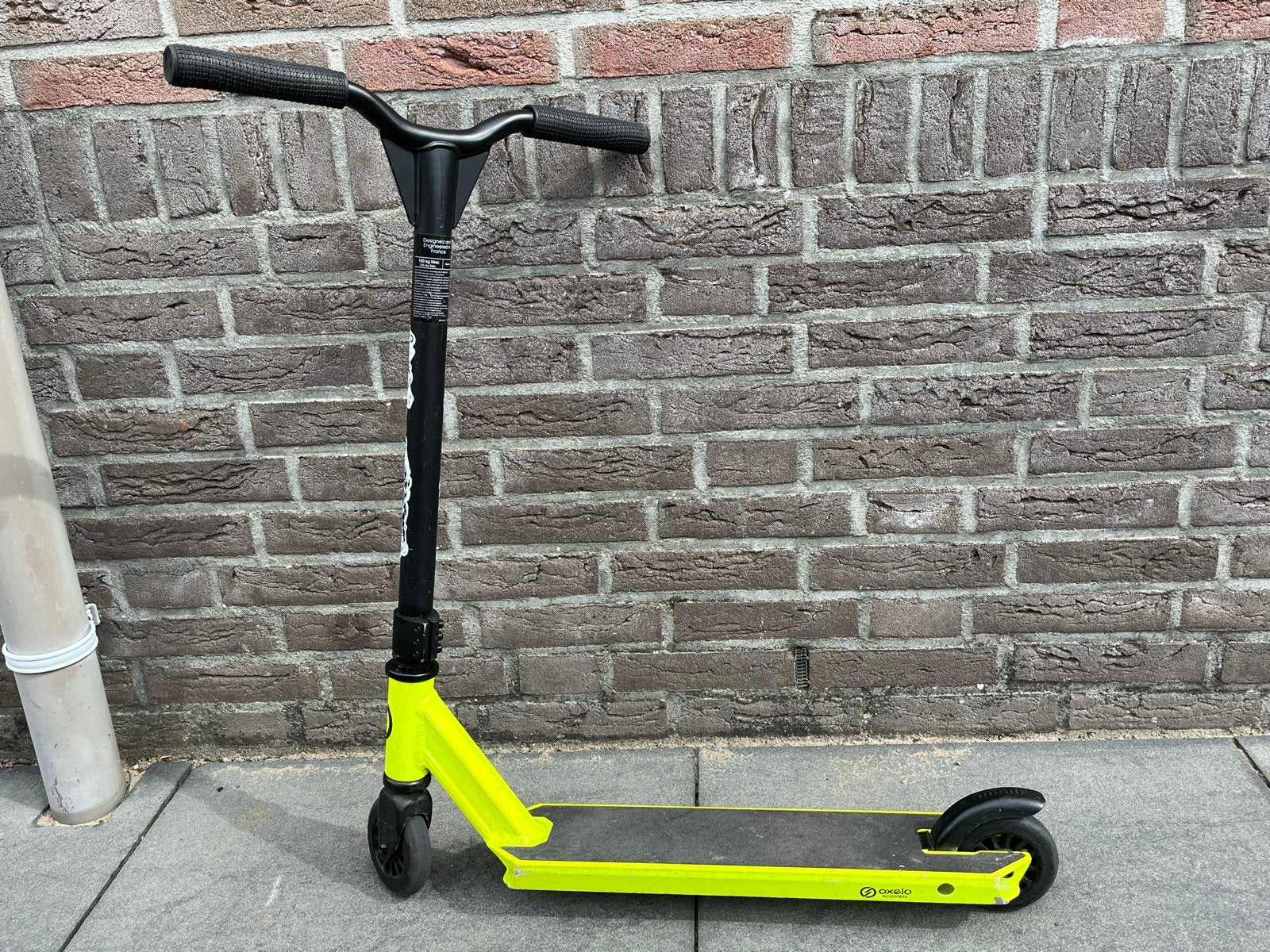 Stuntstep oxelo geel, Fietsen en Brommers, Steps, Ophalen, Gebruikt, Gewone step