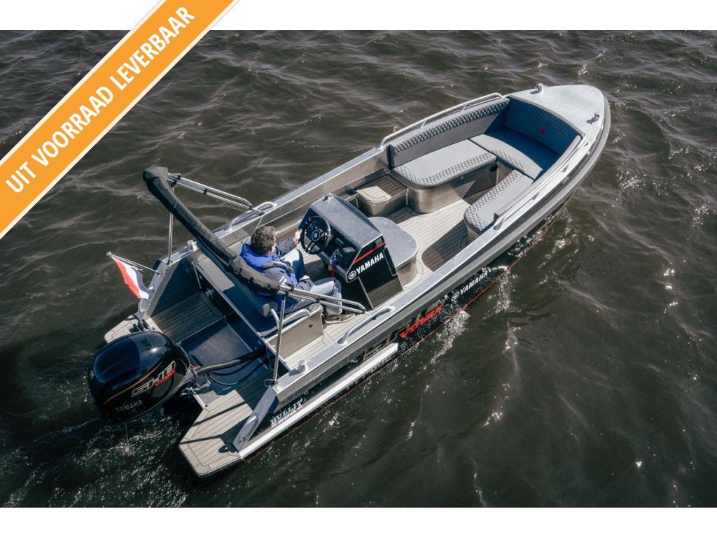 Alumax Bullit 600 Outb. 115 pk Yam. V-Max, direct leverbaar, Watersport en Boten, Vis- en Consoleboten, 70 pk of meer, Alumax