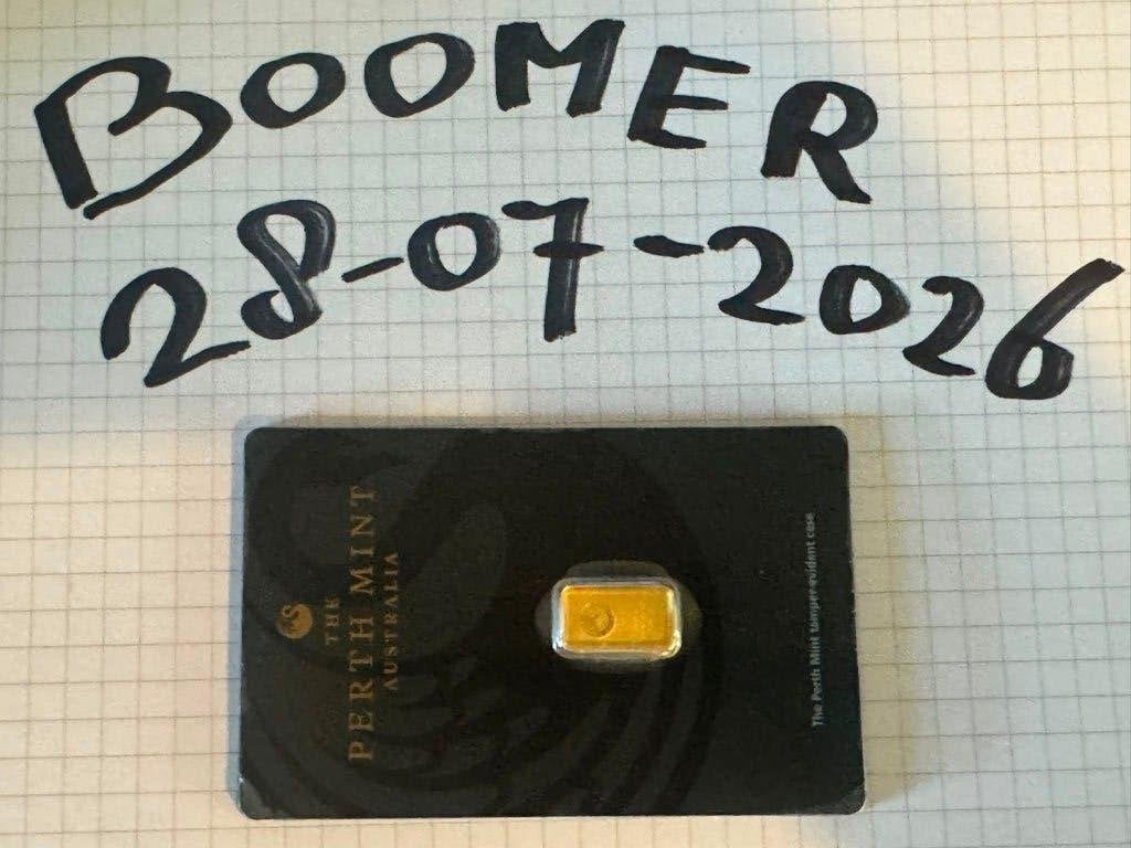 1 gram goudbaar – The Perth Mint 99.99, Ophalen, Goud
