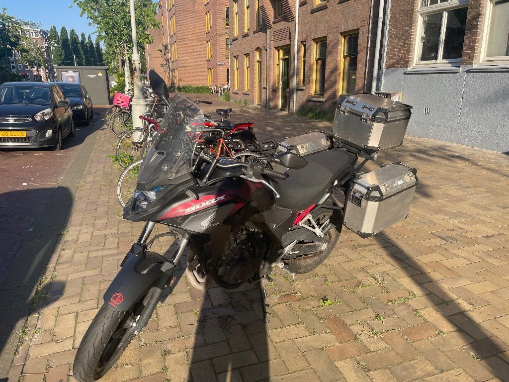 Honda CB500X 2021 | 21.000km | Complete Givi top + side case, 2 cilinders, Occasion, Particulier, Toermotor
