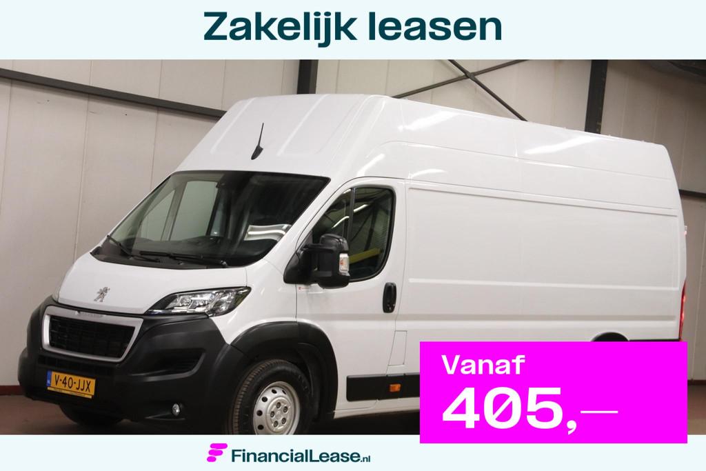 Peugeot Boxer 140PK L4H3 Financial Lease 595 euro per maand, Voorwielaandrijving, 2095 kg, Stof, Gebruikt