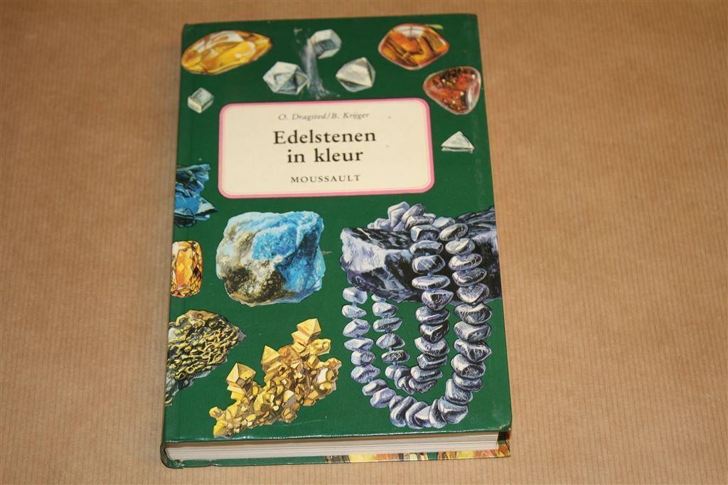 Boek - Edelstenen in kleur- Uitg. Moussault, Ophalen of Verzenden, Zo goed als nieuw