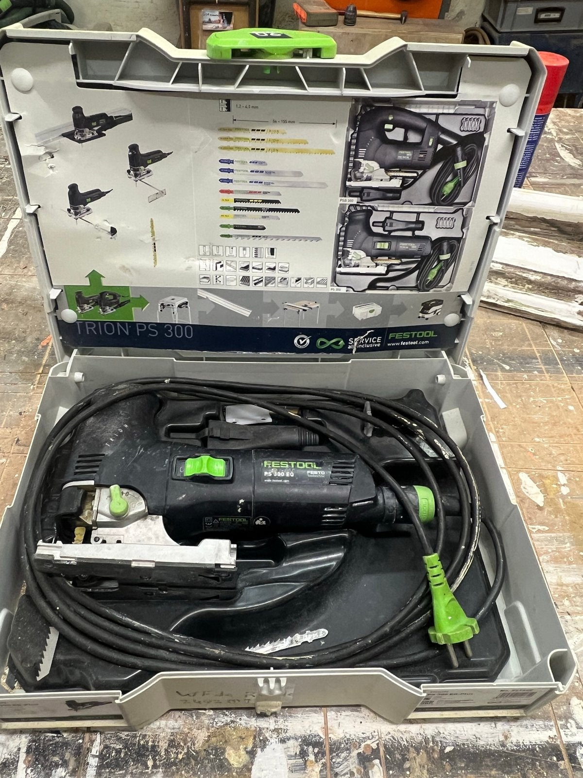 Festool Trion PS 300 EQ-Plus Decoupeerzaag, Ophalen, Gebruikt, 600 tot 1200 watt, Decoupeerzaag