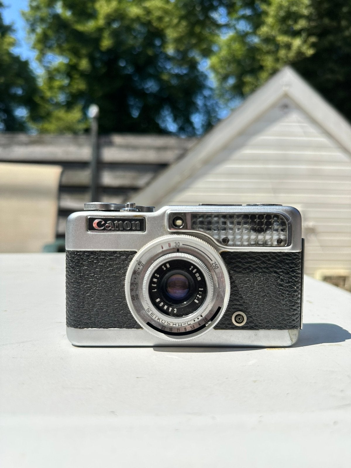 Canon Demi Vintage Half Frame 35mm Filmcamera – 28mm f/2.8, Ophalen of Verzenden, Gebruikt, Compact, Canon