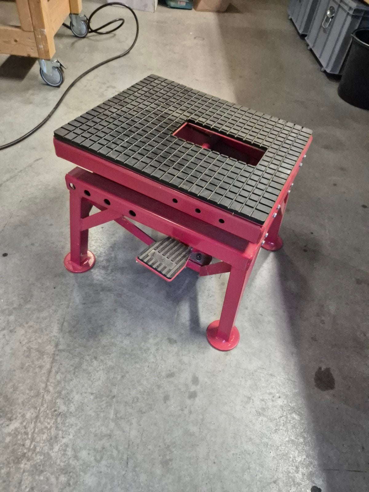 Motor heftafel - max 135 kg, Ophalen, Zo goed als nieuw