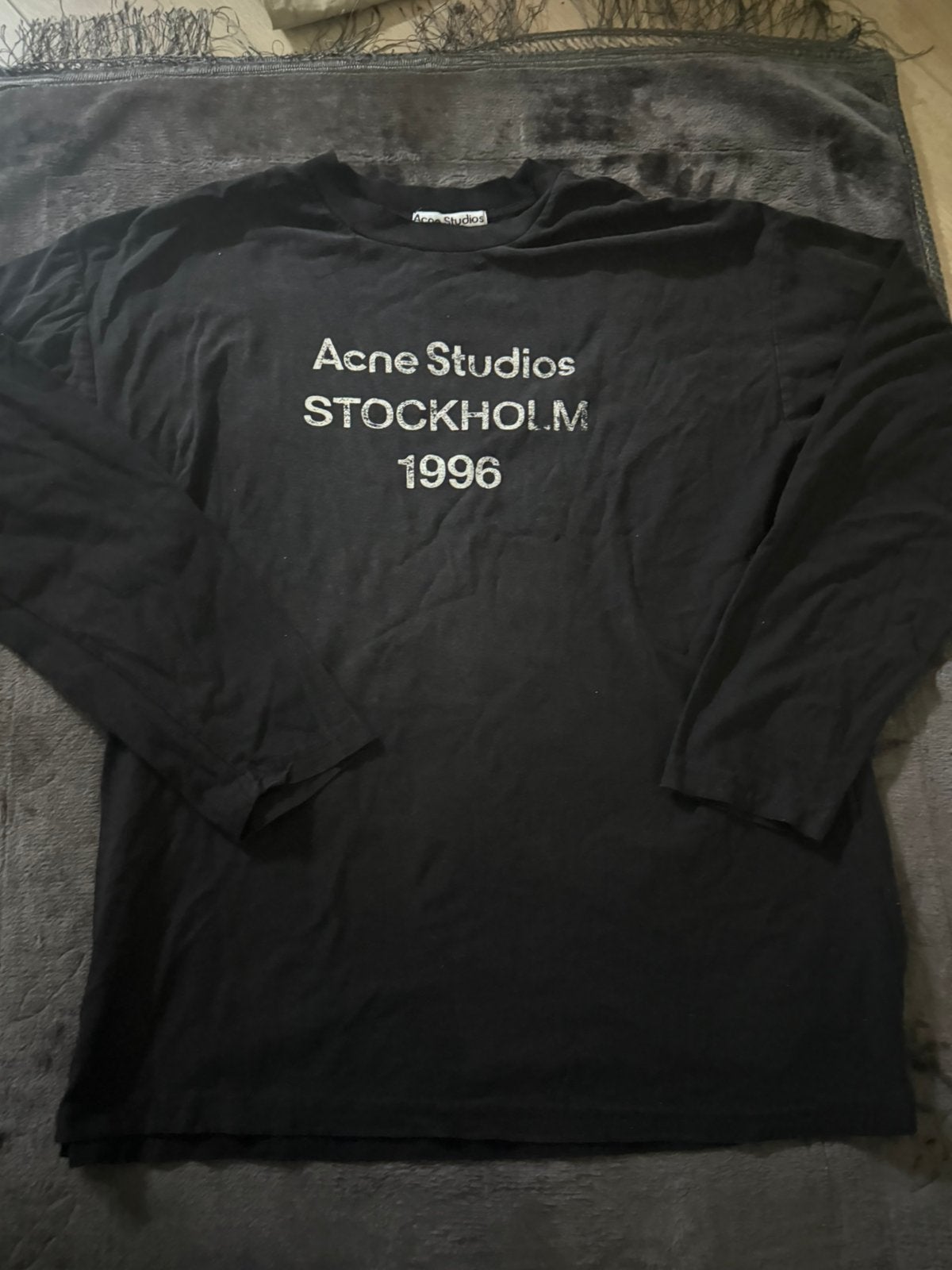 Acne studio longsleeve, Ophalen of Verzenden, Zo goed als nieuw, Zwart