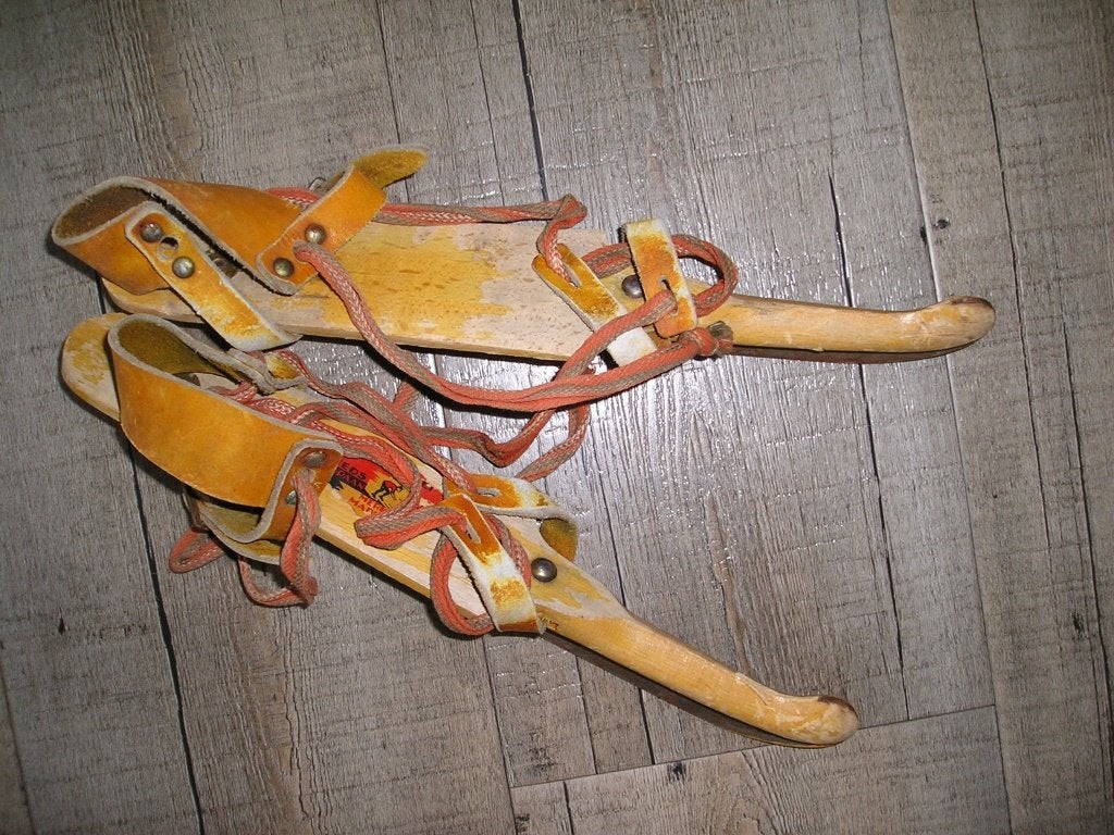 riese doorlopers / houtjes / schaatsen - leuk ter decoratie, Ophalen