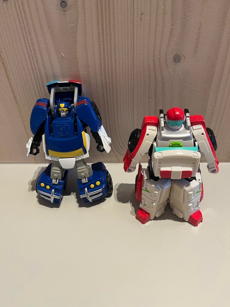 Transformers Rescue Bots: Chase en Heatwave, Kinderen en Baby's, Speelgoed | Speelgoedvoertuigen, Zo goed als nieuw, Ophalen of Verzenden
