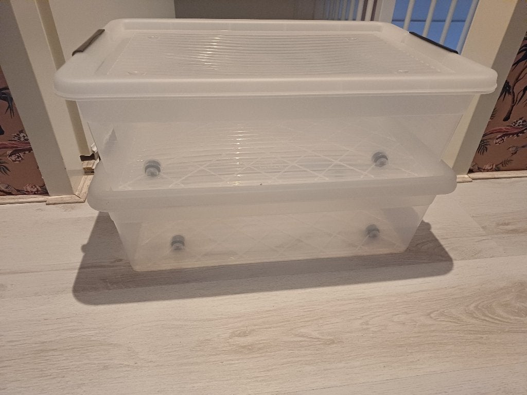 Opbergboxen met wieltjes, Ophalen, Doos, 50 tot 75 cm, Minder dan 35 cm