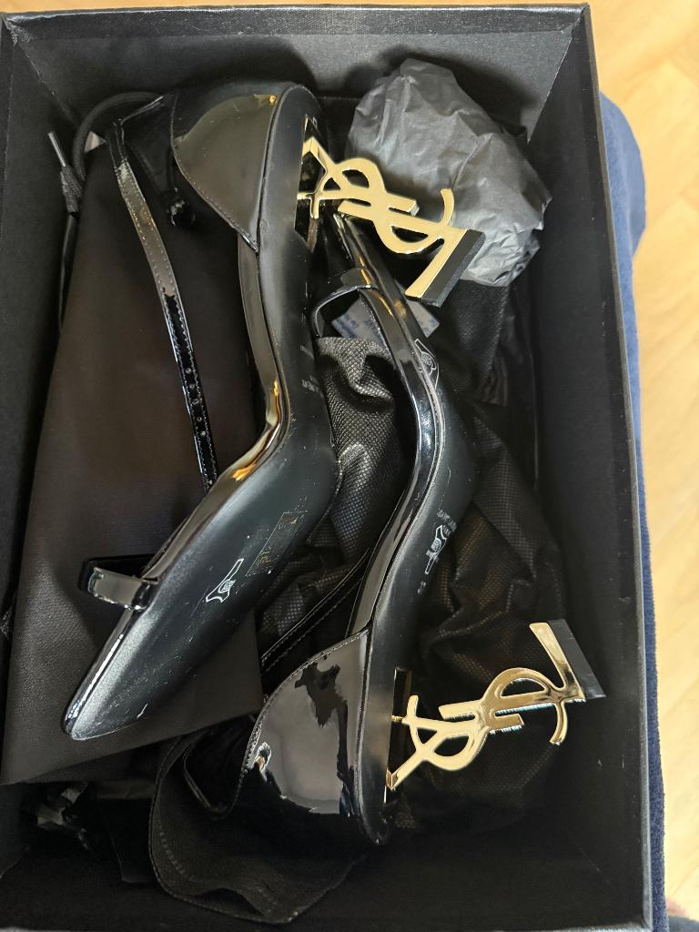 YSL hakken, Pumps, Verzenden, Zwart, Yves laurent