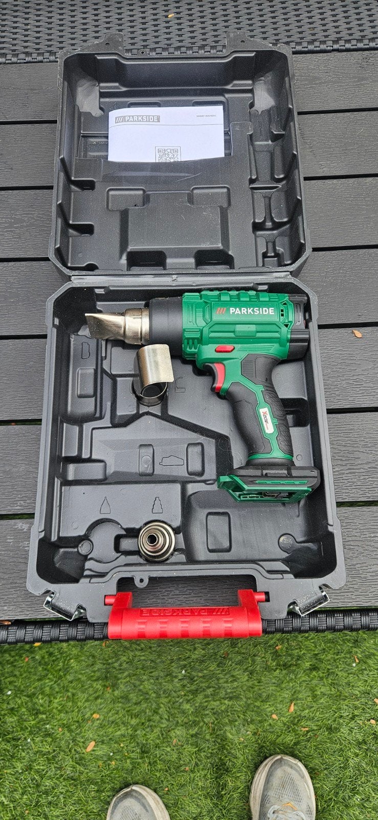 Parkside Accu heteluchtpistool PHLGA 20-Li C2, Ophalen of Verzenden, Zo goed als nieuw, Overige typen, Parkside
